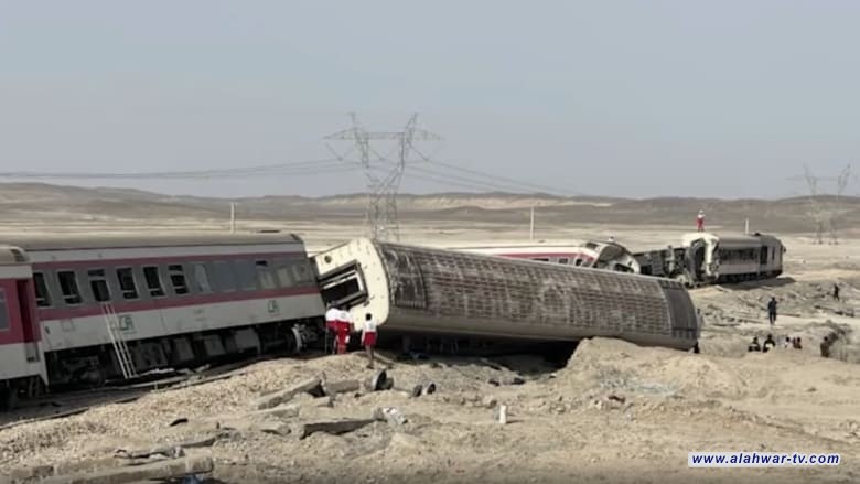 انحراف قطار عن مساره غرب الناصرية